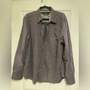 J Campbell Shirt Mens XL Black Logo Embroidered Long Sleeve